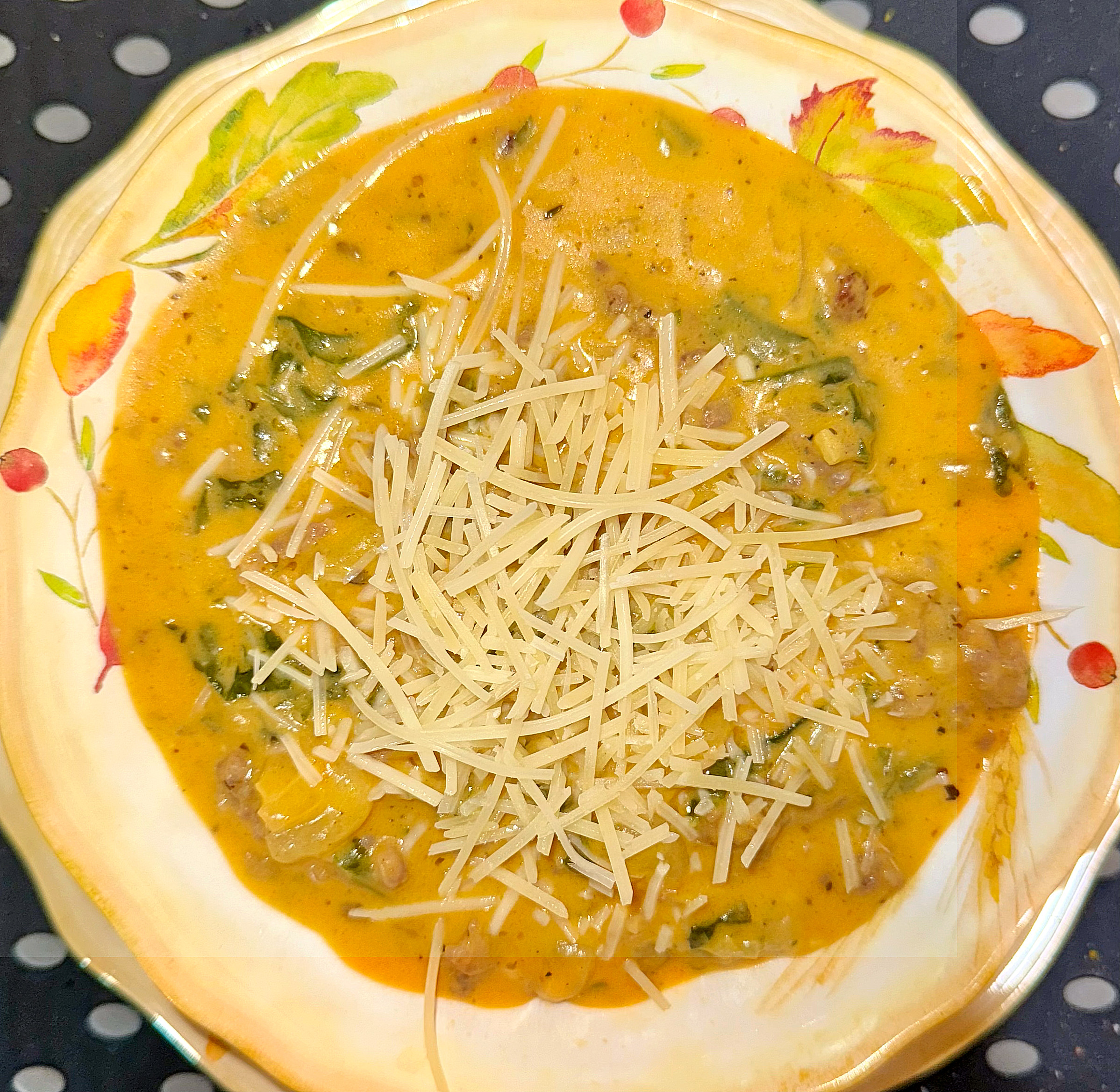 Creamy Pumpkin and Sausage Gnocchi